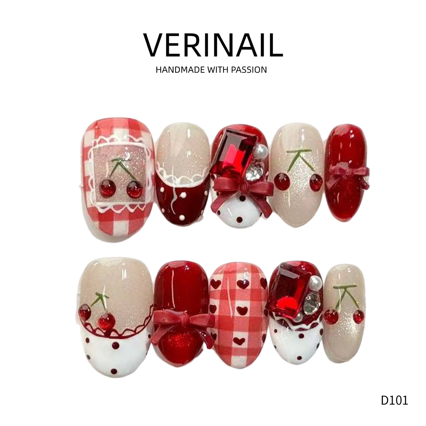 Press On Nails Christmas-DL01