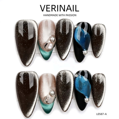 Press On Nails Color Black DL06