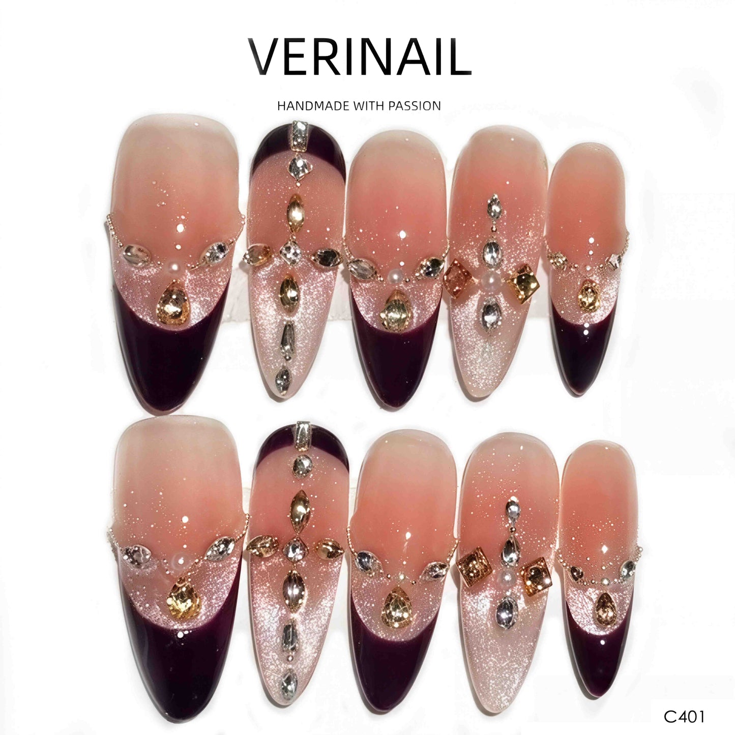 Press On Nails Color Nude DL01