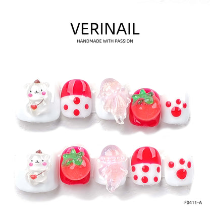 Press On Nails Color Pink CP01