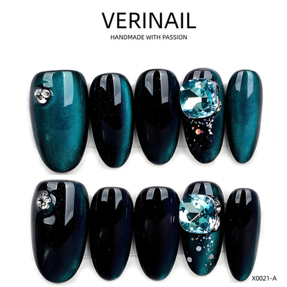 Press On Nails Color Black DL04
