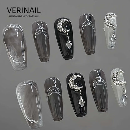Press On Nails Color Black PDD01