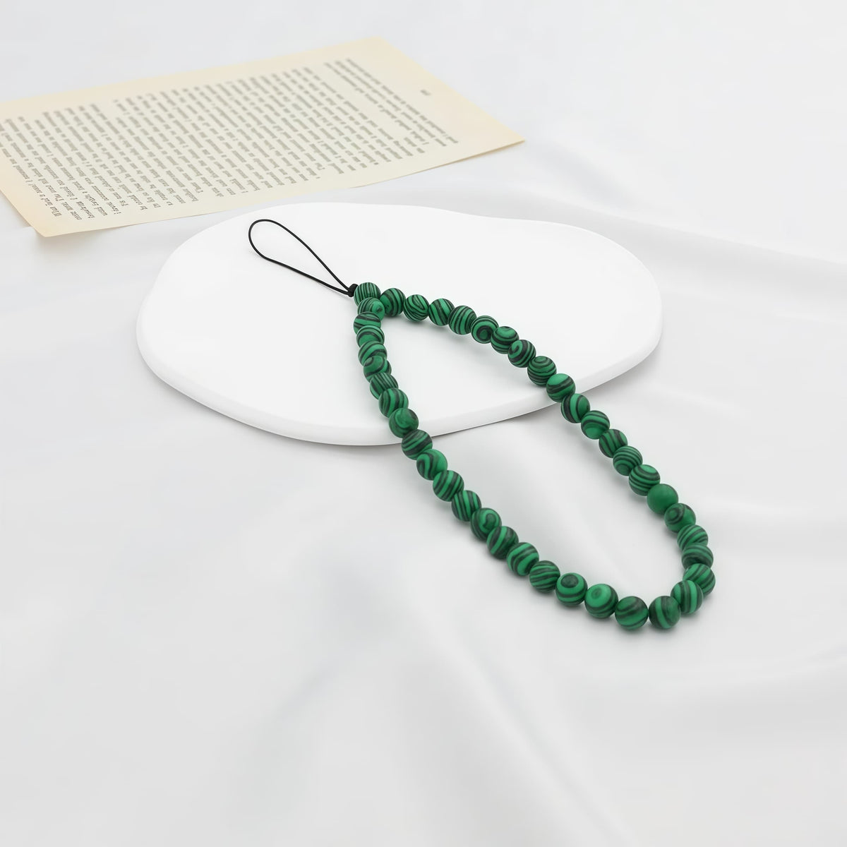 6MM Beaded Phone Chain New Anti Lost Phone Strap 32cm