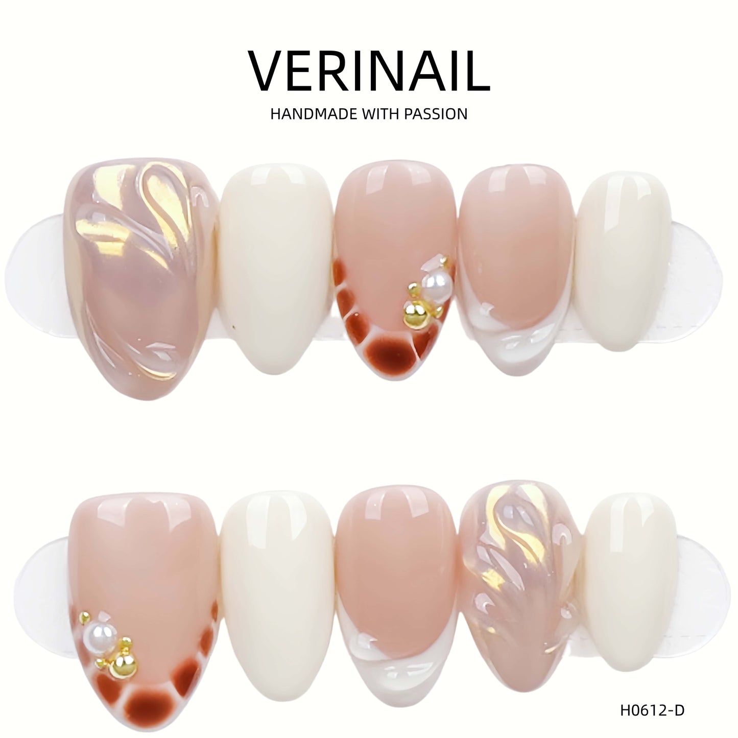 Press On Nails Color Nude DL04