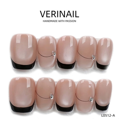Press On Nails Color Brown DL05