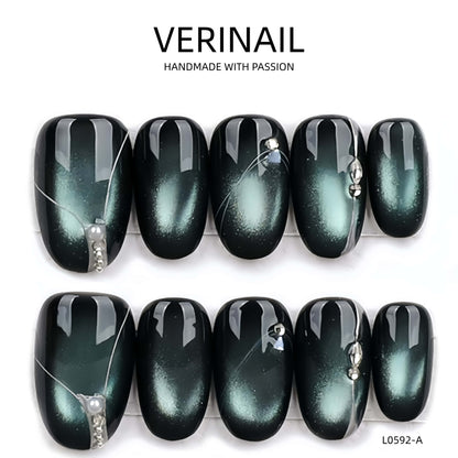 Press On Nails Color Black DL06