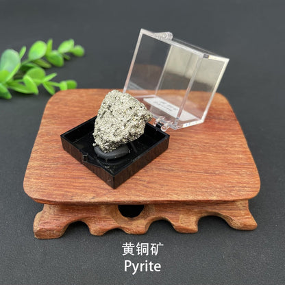 Micro Mineral Box Raw Crystal Gemstone Collection Box