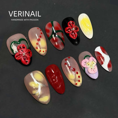 Press On Nails Color Brown PDD01