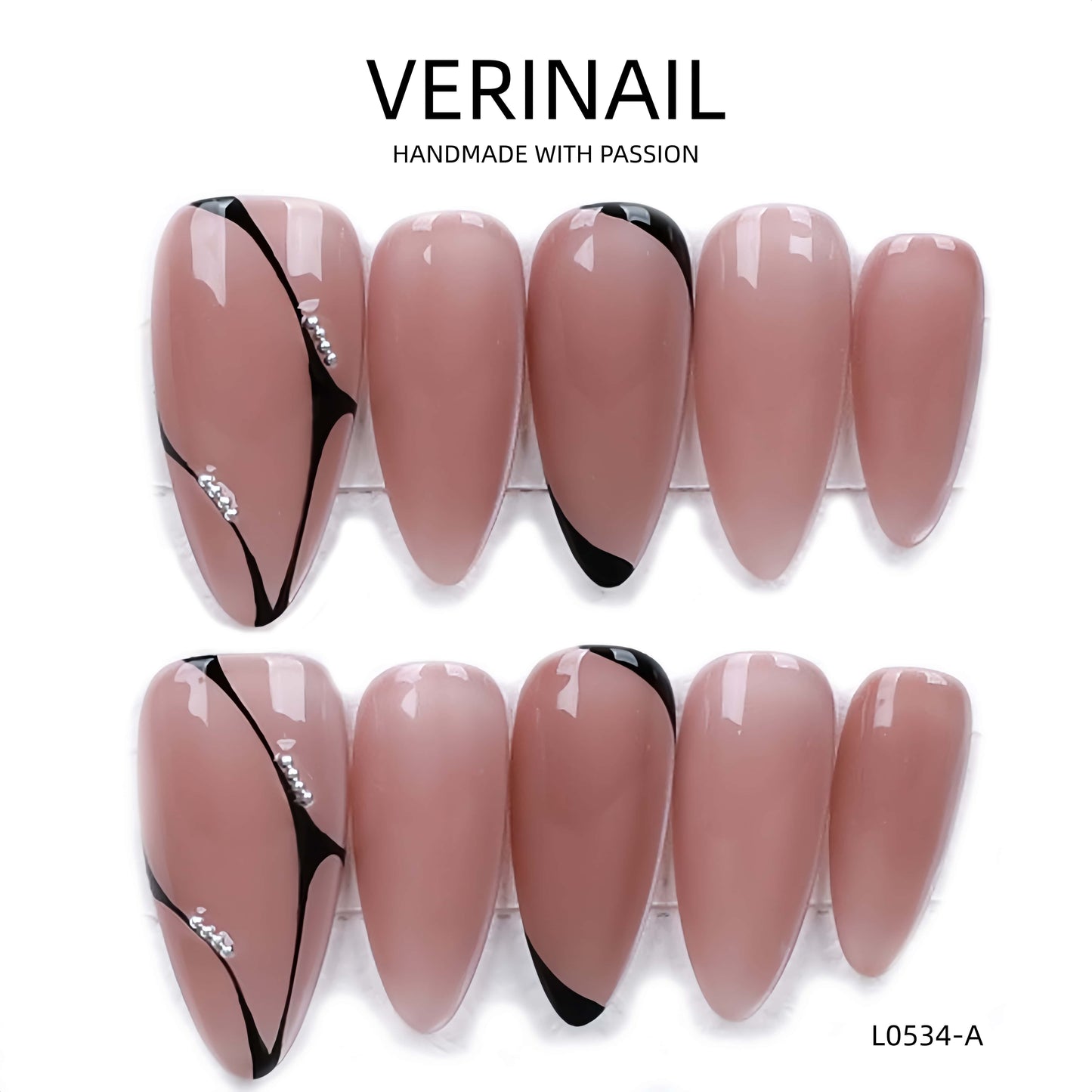 Press On Nails Color Pink CP03