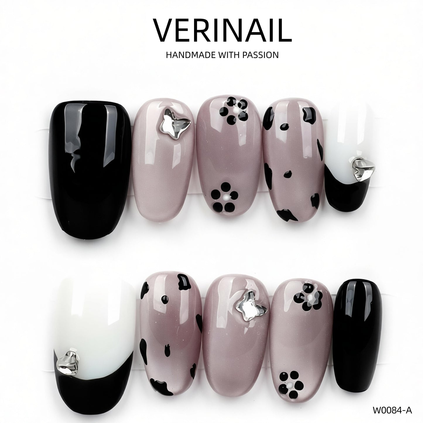 Press On Nails Color Purple CP02