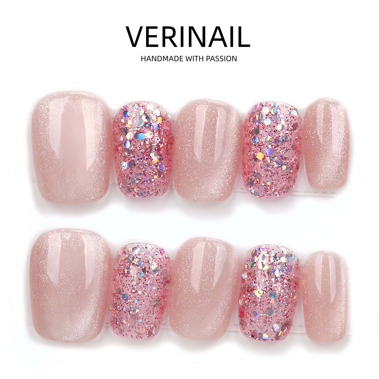 Press On Nails Color Pink CP02