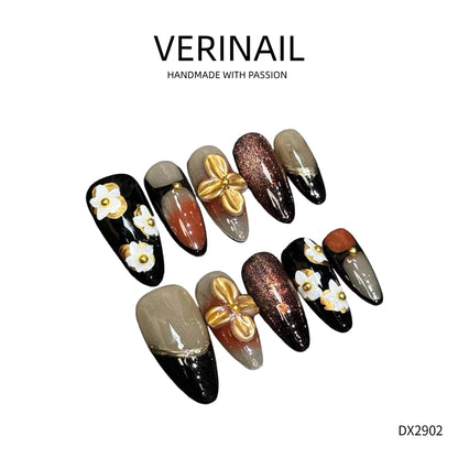 Press On Nails Color Black DL05