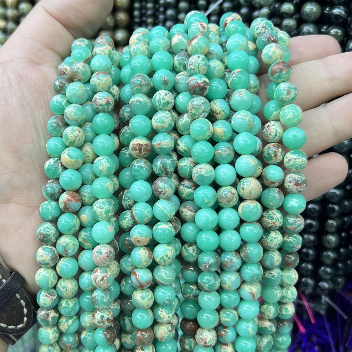 $2.5--8mm #2 Semi- Precious beads Free Shipping