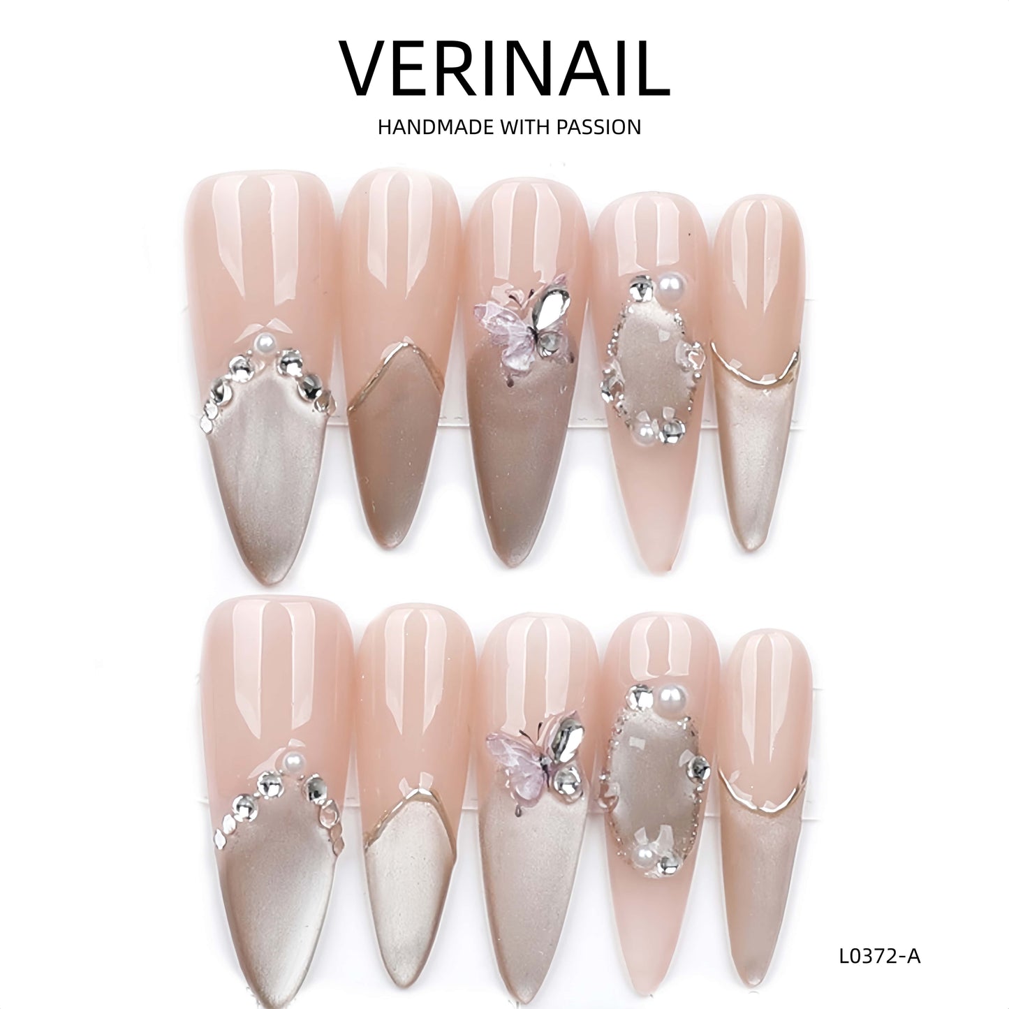 Press On Nails Color Nude DL05