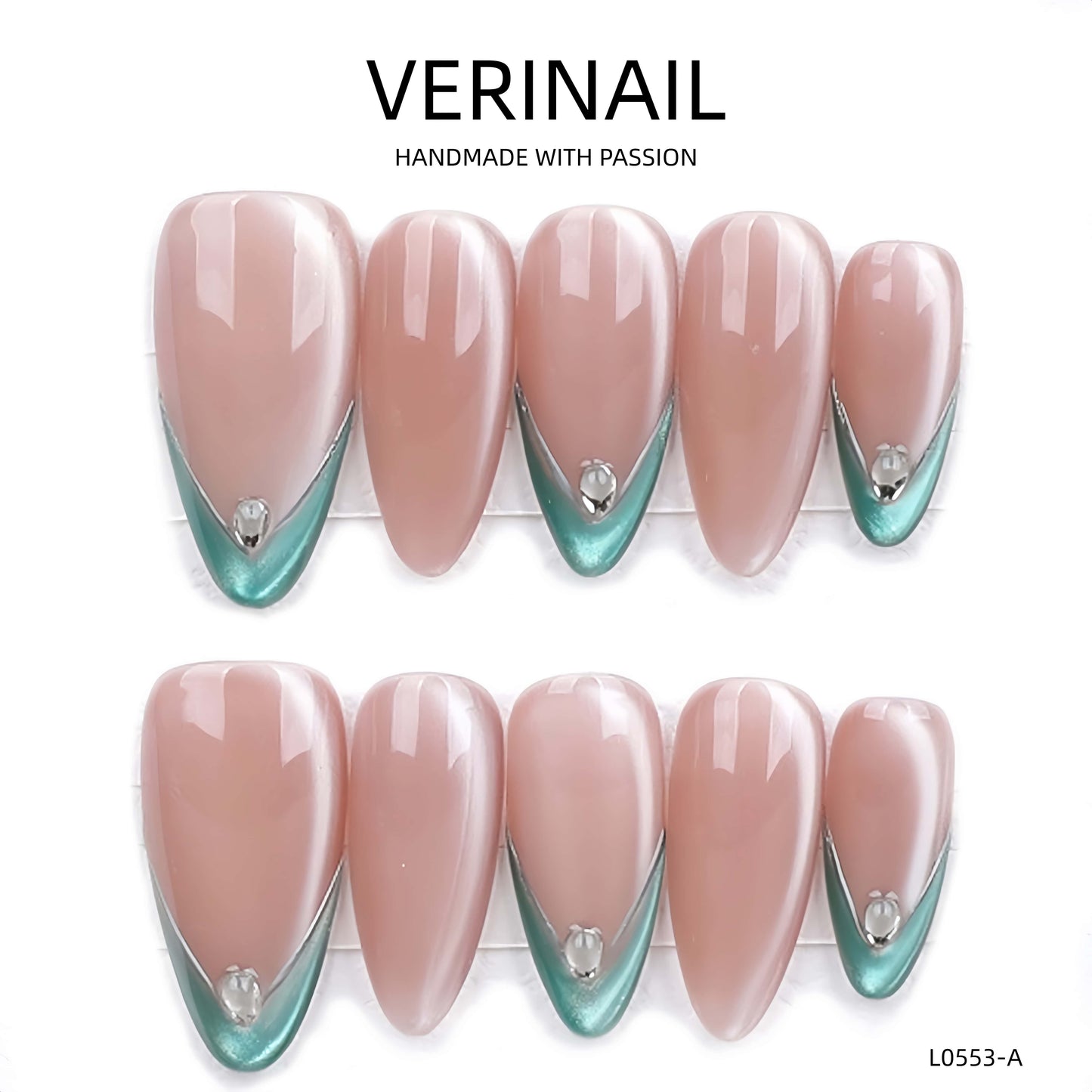 Press On Nails Color Pink CP03