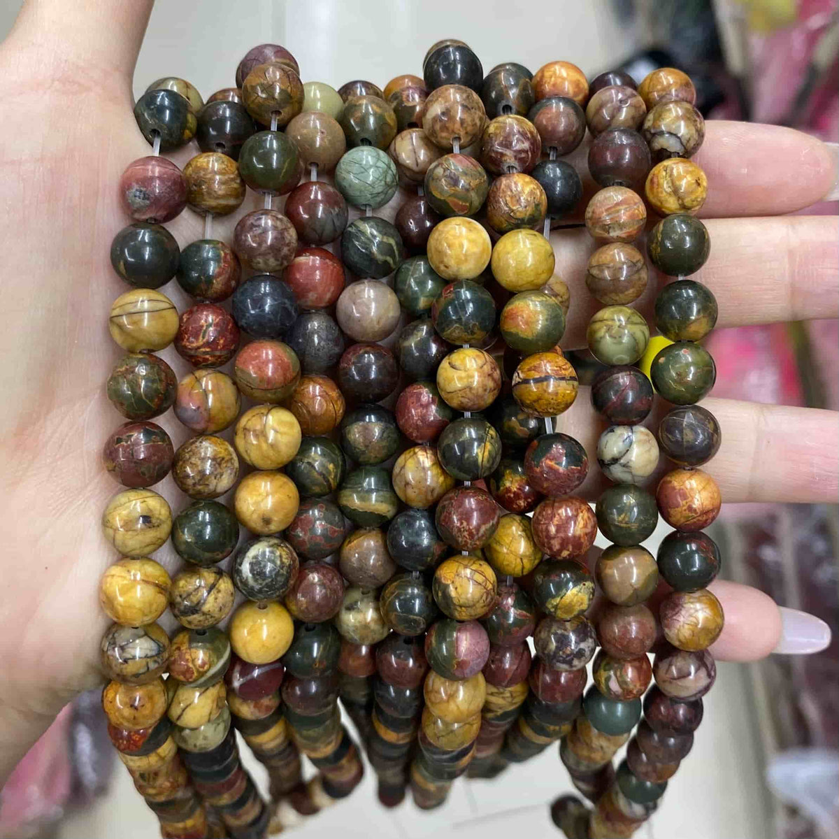 Wholesale Gemstone Beads 4mm 6mm 8mm 10mm 12mm-Loose Bead -Free Shipping （I）