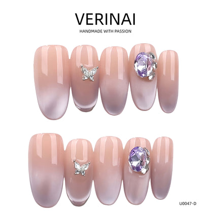 Press On Nails Color Nude DL08