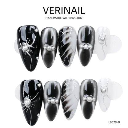 Press On Nails Color Black DL06