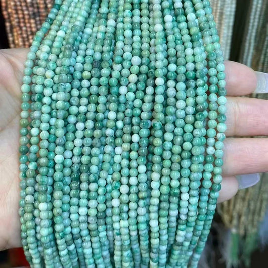 Jadeite Tiny Smooth Round Beads 2mm 3mm 4mm