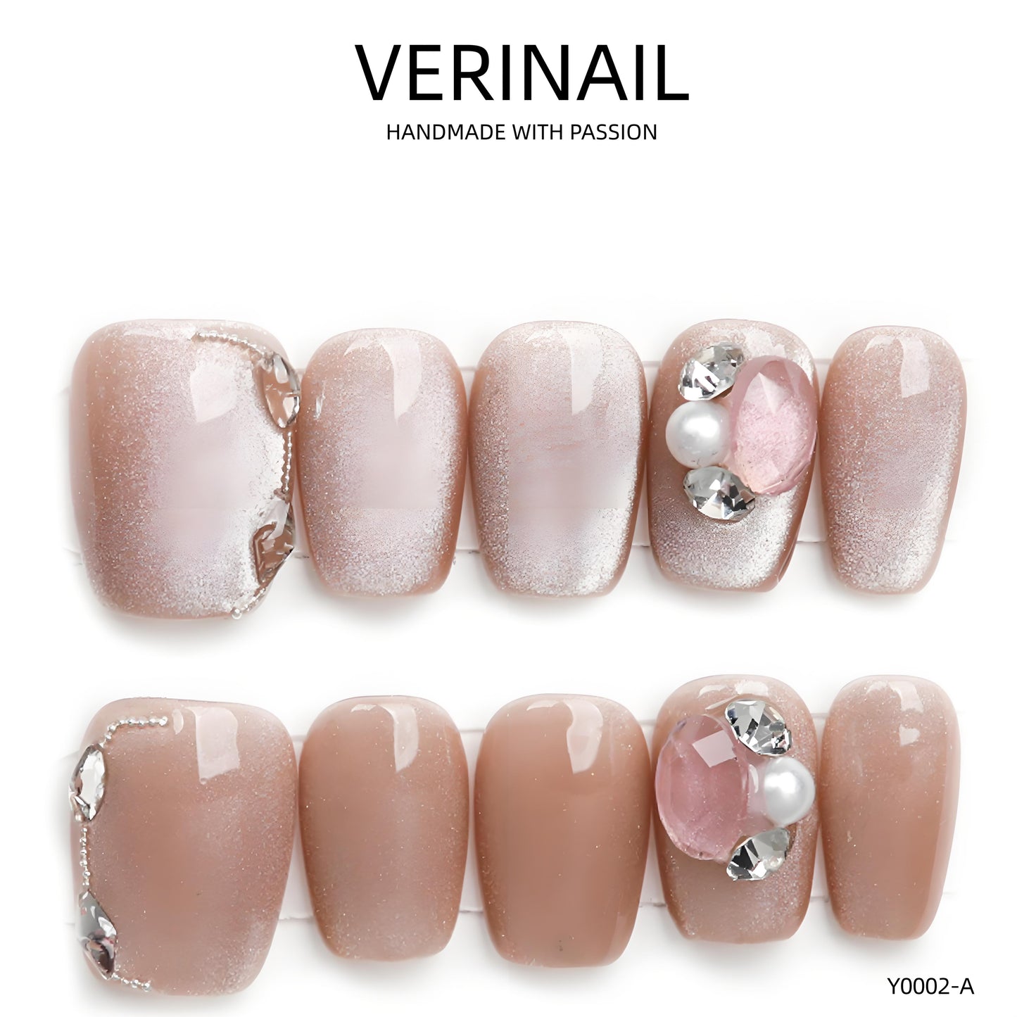 Press On Nails Color Nude DL09