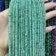 Jadeite Tiny Faceted Round Beads 2mm 3mm 4mm