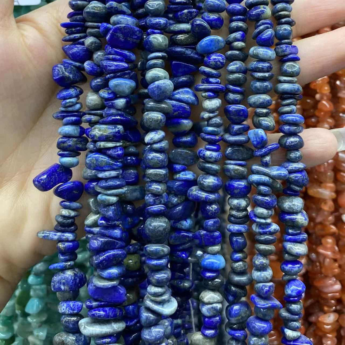 Freeform Chip Beads 3-8mm Gemstone/Quartz/Jasper/Agate