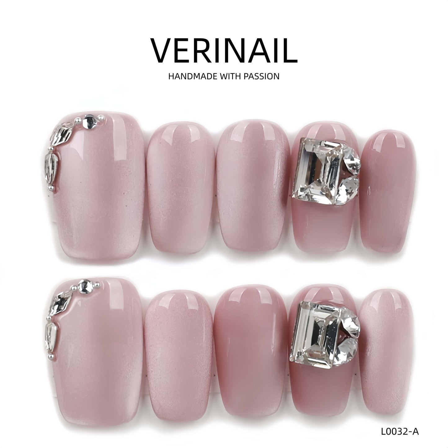 Press On Nails Color Pink CP02