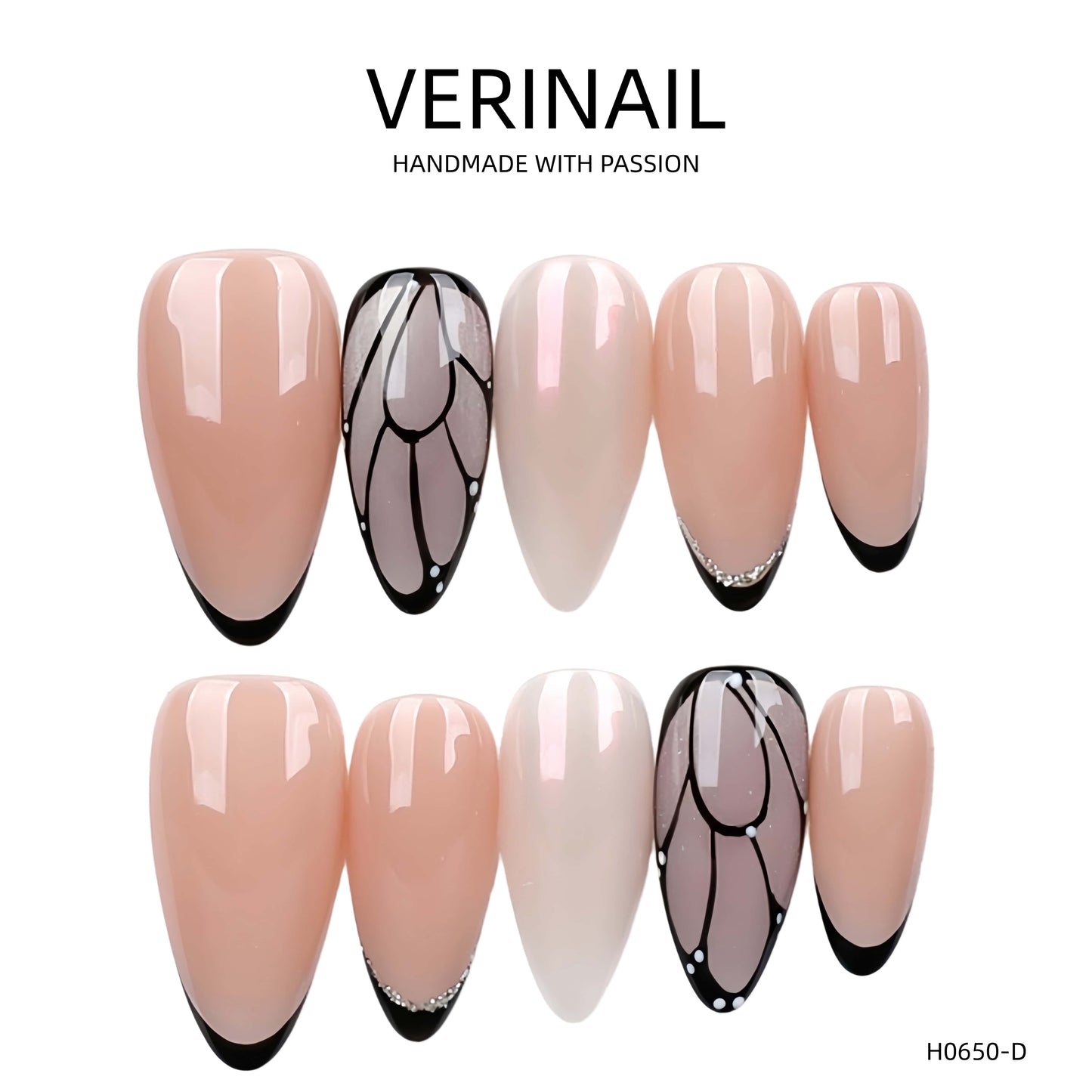 Press On Nails Color Nude DL04