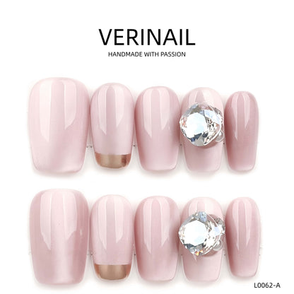 Press On Nails Color Pink CP02