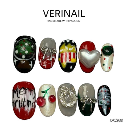 Press On Nails Color Black DL05