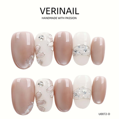 Press On Nails Color Nude DL09
