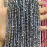 Labradorite Tiny Faceted Round Beads 2mm 3mm 4mm