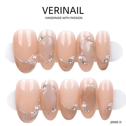 Press On Nails Color Nude DL04