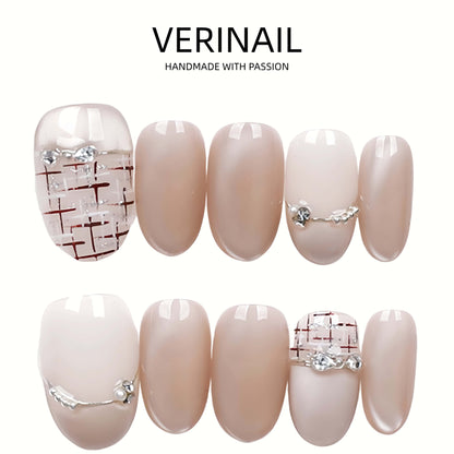 Press On Nails Color Nude DL09