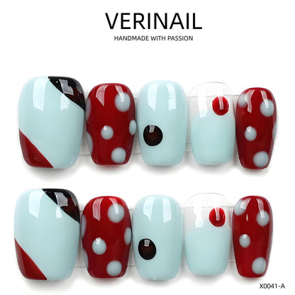 Press On Nails Color Blue DL01