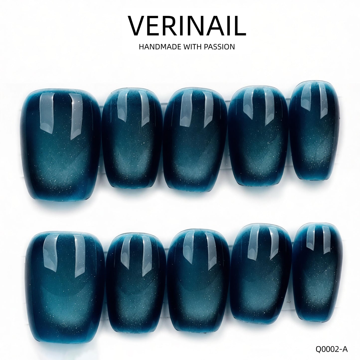 Press On Nails Color Blue DL02