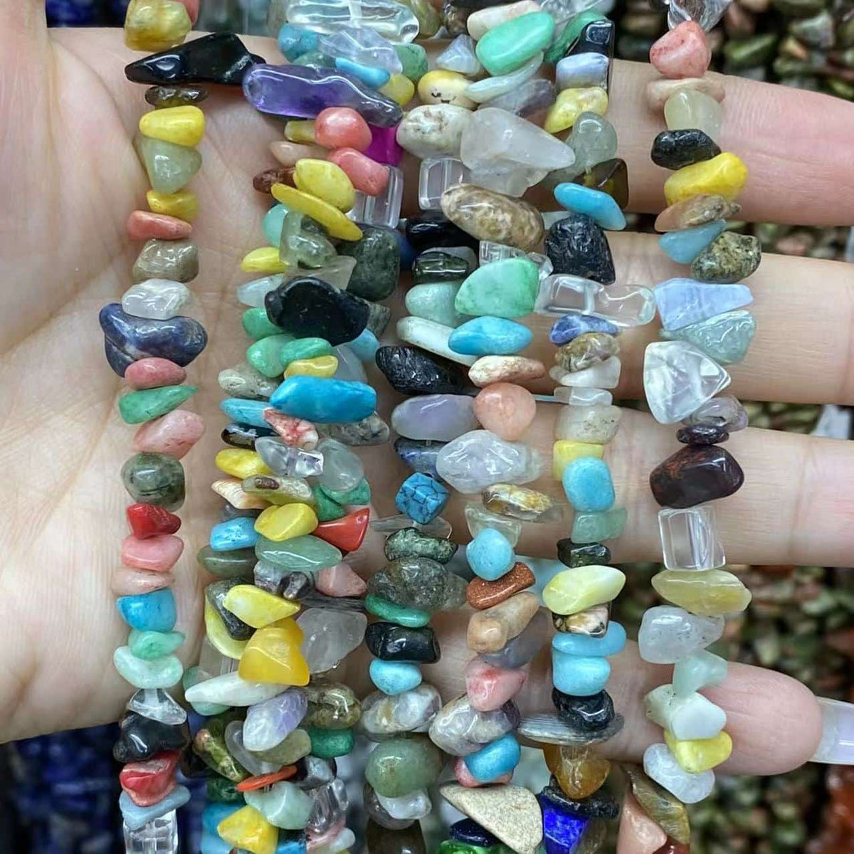 Freeform Chip Beads 3-8mm Gemstone/Quartz/Jasper/Agate