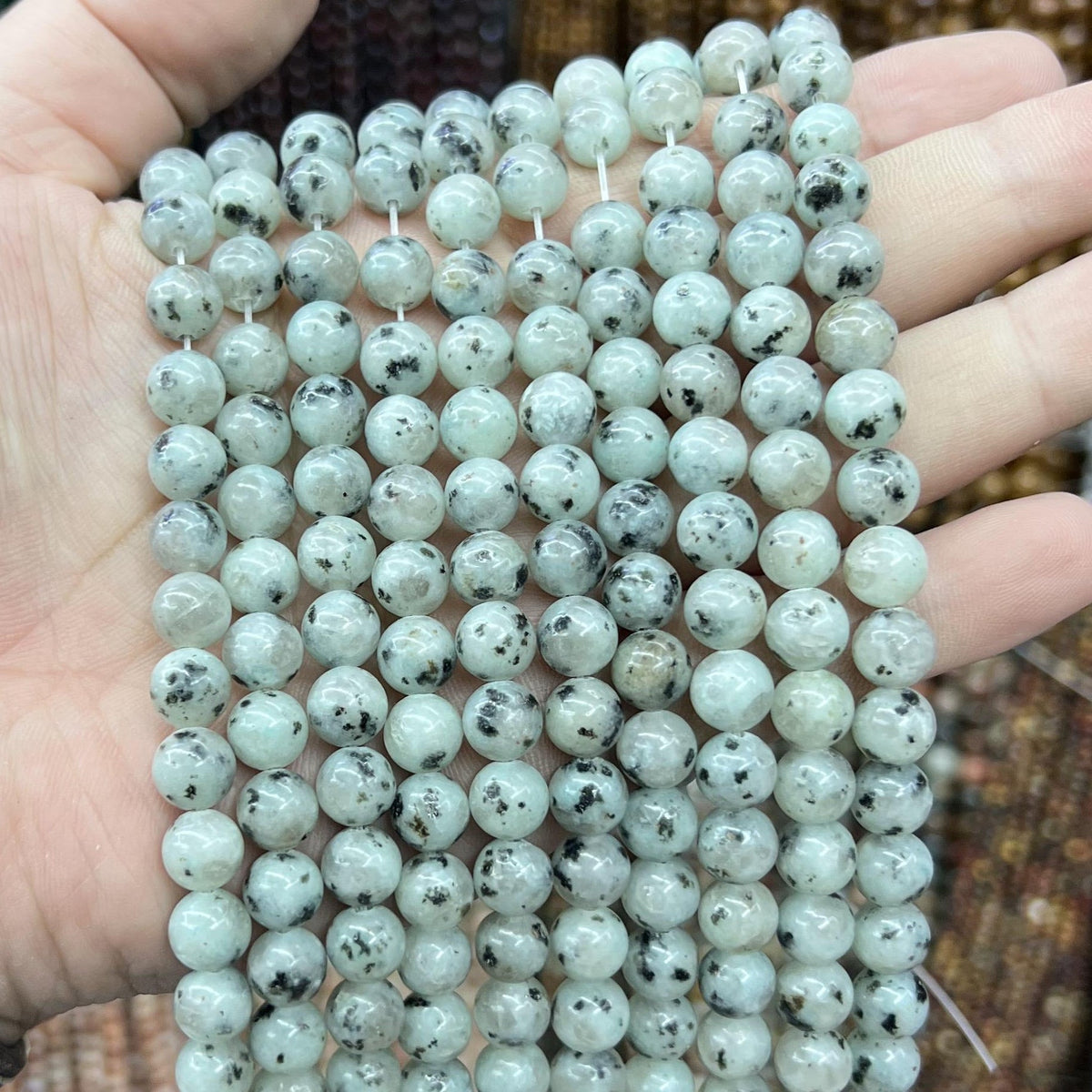 $2.5--8mm semi precious beads #1 Free Shipping