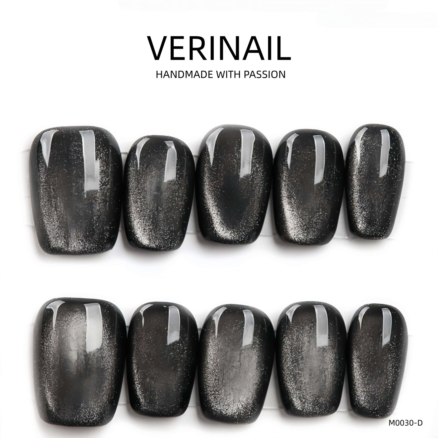 Press On Nails Color Black DL06