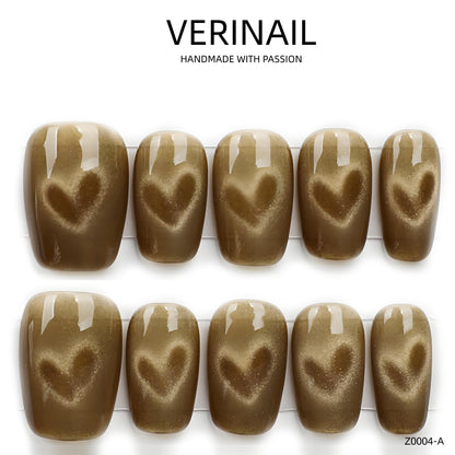 Press On Nails Color Brown DL05