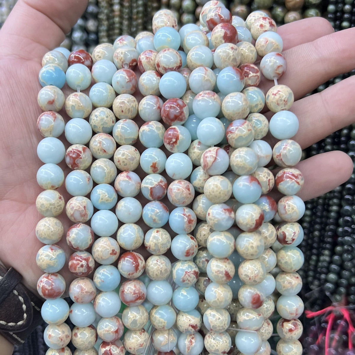 $2.5--8mm #2 Semi- Precious beads Free Shipping