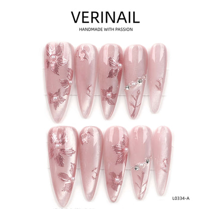 Press On Nails Color Pink CP02