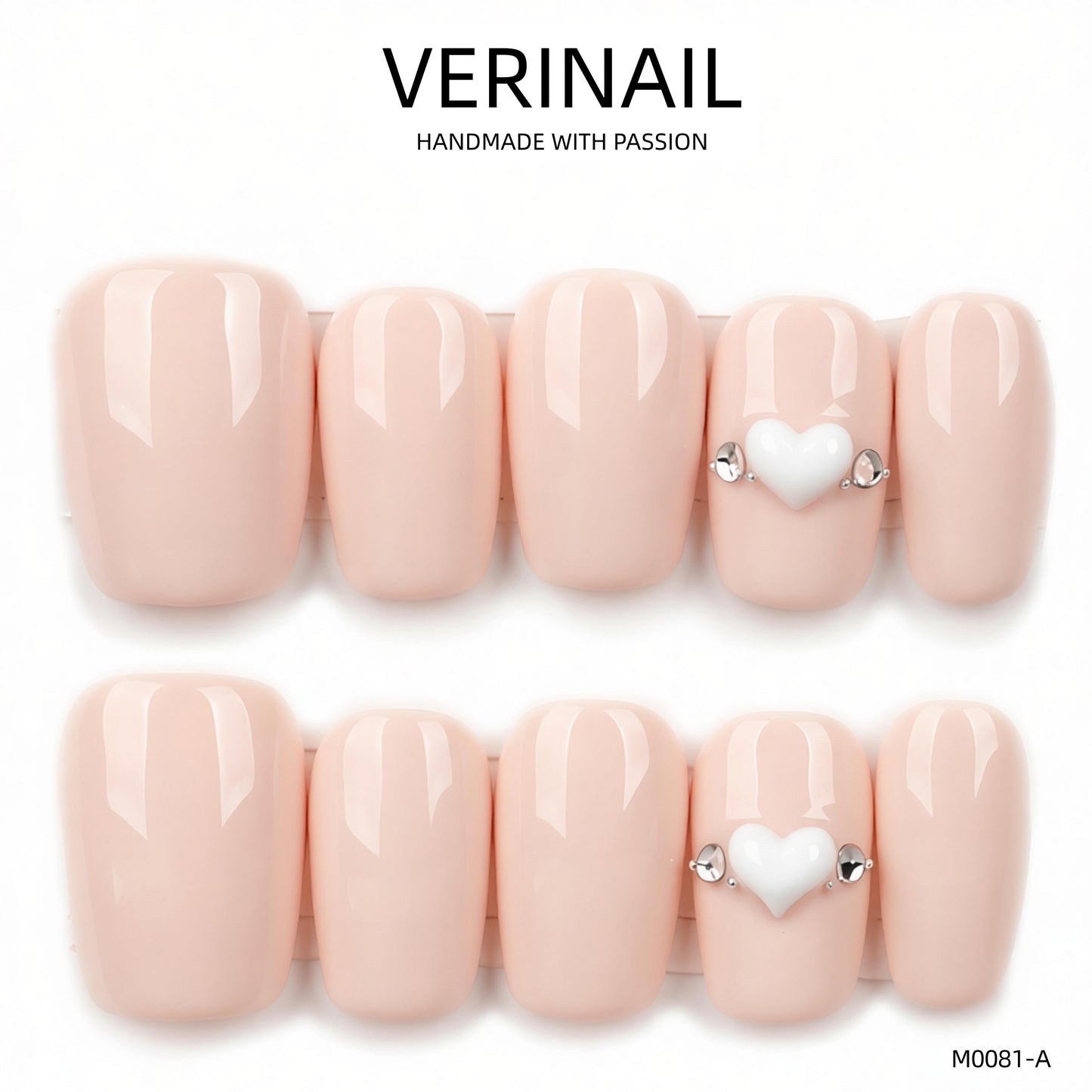Press On Nails Color Nude DL07