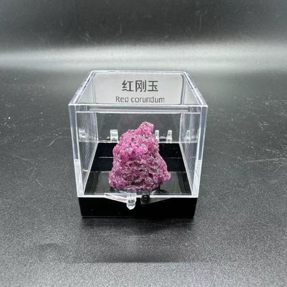 Micro Mineral Box Raw Crystal Gemstone Collection Box
