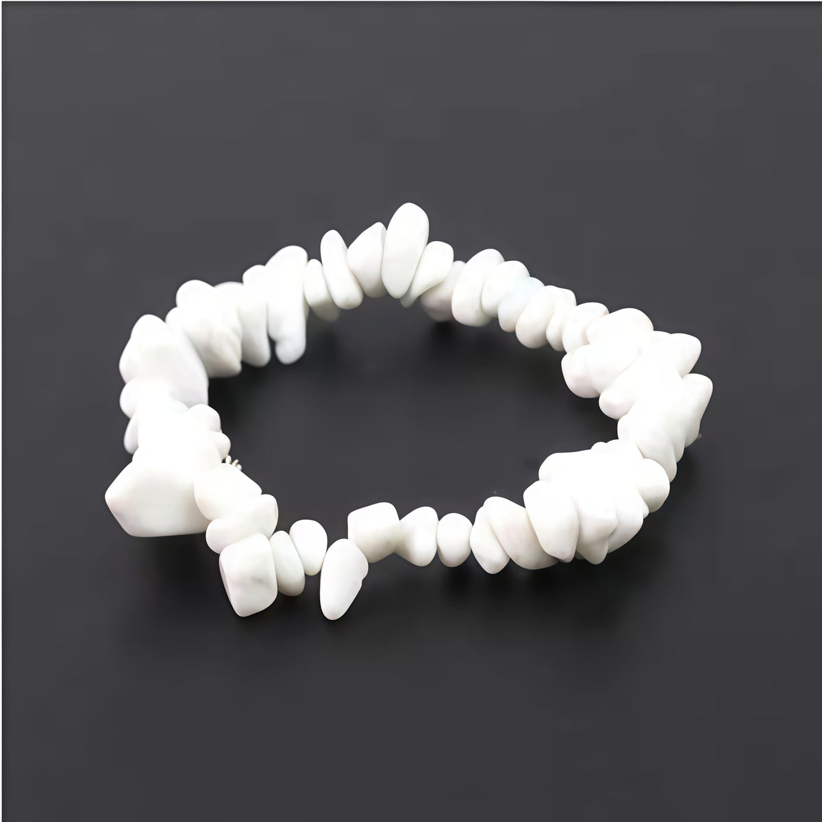 Chip Bead Stretch Bracelet 7.5inch