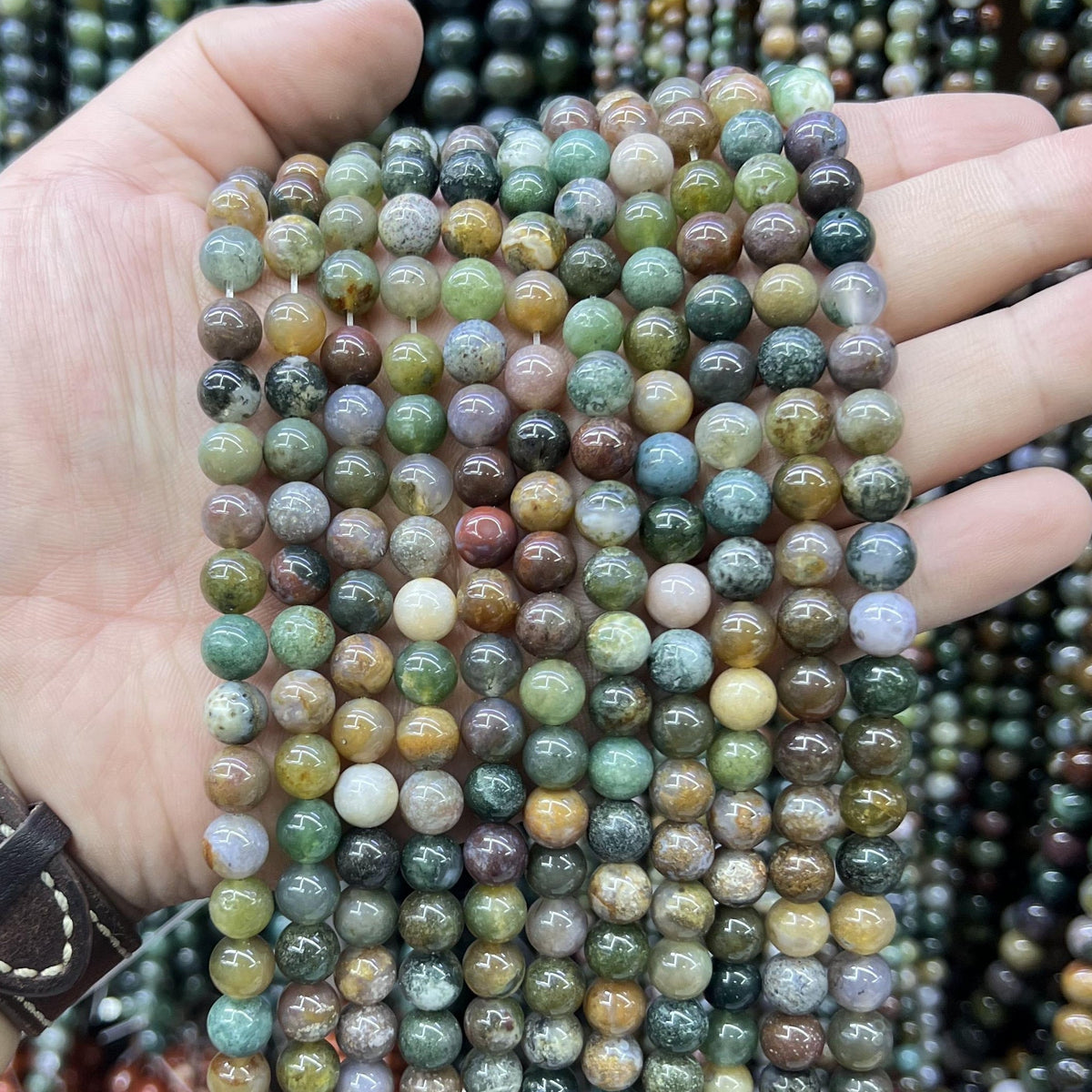 $2.5--8mm #2 Semi- Precious beads Free Shipping