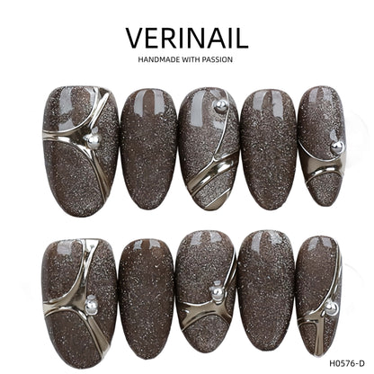 Press On Nails Color Black DL03