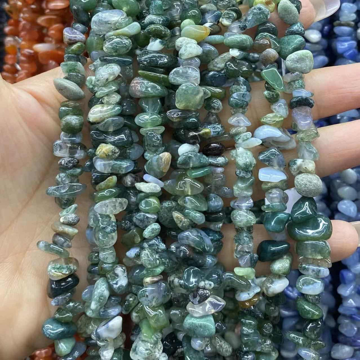 Freeform Chip Beads 3-8mm Gemstone/Quartz/Jasper/Agate