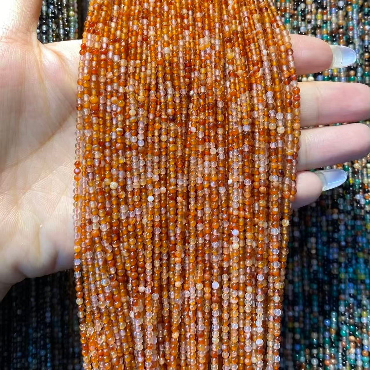 Tiny Round Smooth Agate Beads 2mm 3mm 4mm
