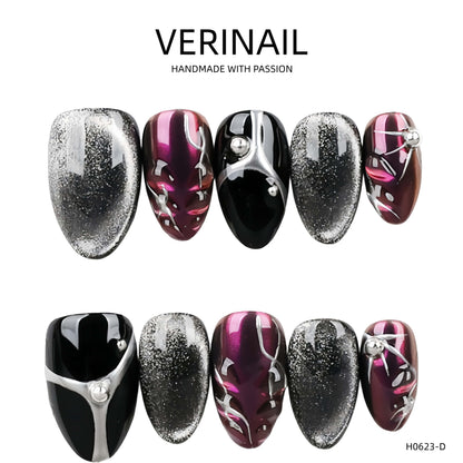 Press On Nails Color Black DL03